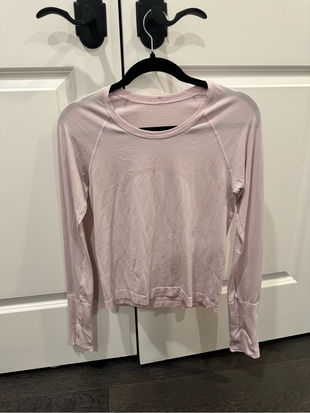 LULULEMON Light Pink Women's Swiftly Long Sleeve